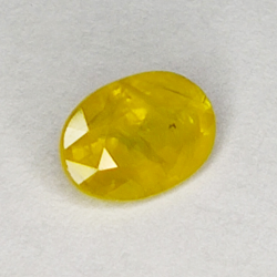 1.54ct Gelber Saphir ovalschliff 7.7x5.6mm