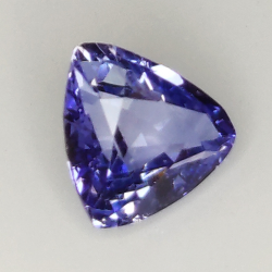 1.30ct Blue Sapphire trilliant cut 7.3x6.7mm