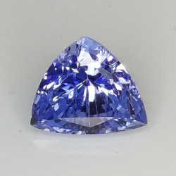 1,23ct Blauer Saphir trilliantschliff 6,9x5,7mm