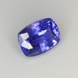 1,08ct Blauer Saphir Kissenschliff 6,7x4,8mm