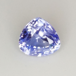 1,07ct Blauer Saphir trilliantschliff 5,7x5,4mm