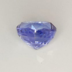 1,07ct Blauer Saphir trilliantschliff 5,7x5,4mm