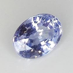 1.06ct Violet Sapphire oval cut 6.9x5.0mm