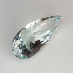 5.88ct Acquamarina taglio pera 18.3x7.9mm