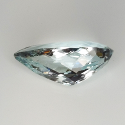 5.88ct Aquamarine pear cut 18.3x7.9mm