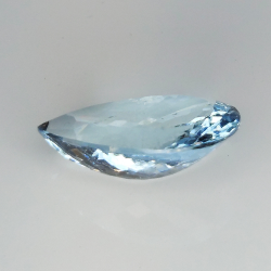 7.22ct Aguamarina talla pera 18.1x12.0mm