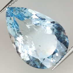 7,22ct Aquamarin Birnenschliff 18,1x12,0mm