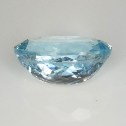 4.20ct Acquamarina taglio ovale 12.5x9.1mm