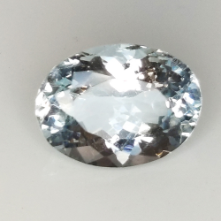 3.58ct Aguamarina talla oval 11.8x8.8mm