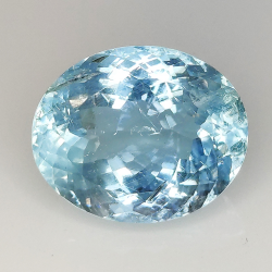 8.67ct Aguamarina talla oval 14.8x12.1mm