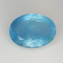 12.36ct Acquamarina taglio ovale 17.8x13.0mm