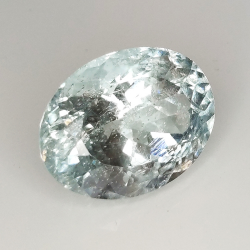 6,34ct Aquamarin Ovalschliff 13,8x10,7mm