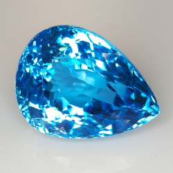 29.73ct Topacio Azul talla pera 20.1x15.2mm