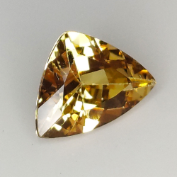 1.64ct Champagne Topaz taglio trillante 9.4x7.1mm