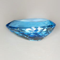 19.16ct Blue Topaz pear cut 21.7x13.5mm