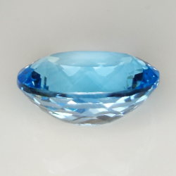 19.41ct Blautopas ovalerschliff 18.5x14.4mm