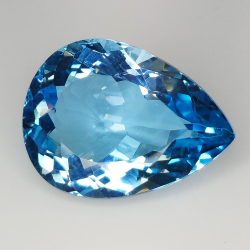 22.67ct Topacio Azul talla pera 21.3x15.8mm