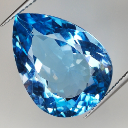 22.67ct Topacio Azul talla pera 21.3x15.8mm