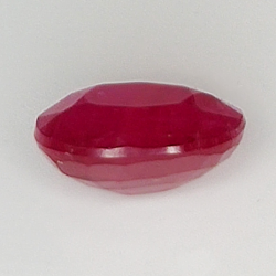 1.22ct Ruby oval cut 6.9x5.4mm