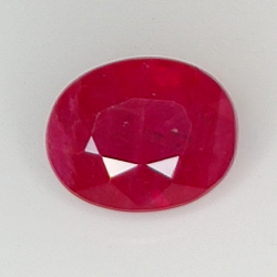 1,22ct Rubin ovalschliff 6,9x5,4mm