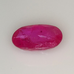 2.21ct Ruby oval cut 9.9x7.1mm