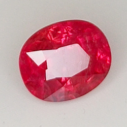 1.15ct Ruby oval cut 6.2x5.2mm