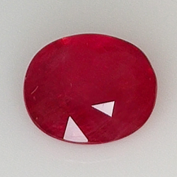 1,46ct Rubin ovalschliff 7,5x6,4mm