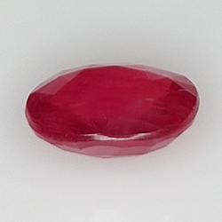 1,46ct Rubin ovalschliff 7,5x6,4mm