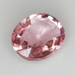 3.61ct Rubelit-Turmalin ovalschliff 11.0x9.0mm