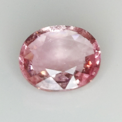 3.61ct Rubelit-Turmalin ovalschliff 11.0x9.0mm