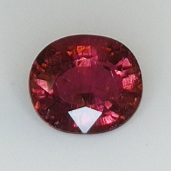 2.72ct Tourmaline Rubellite oval cut 9.3x8.1mm