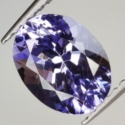 1.77ct Tanzanite taglio ovale 8.6x6.5mm