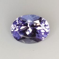 1.77ct Tanzanite taglio ovale 8.6x6.5mm