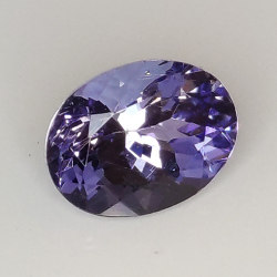 1.77ct Tanzanita talla oval 8.6x6.5mm