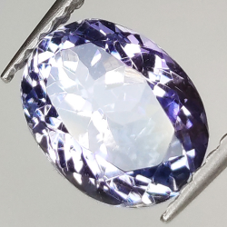 1.80ct Tanzanite taglio ovale 8.5x6.5mm