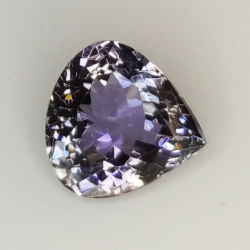 1.58ct Tansanit birneschliff 7.7x7.4mm