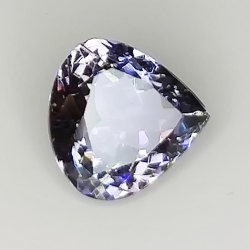 1.58ct Tanzanite coupe poire 7.7x7.4mm