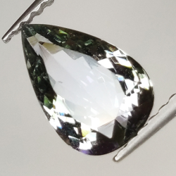 1.56ct Tanzanita Verde talla pera 9.2x6.2mm