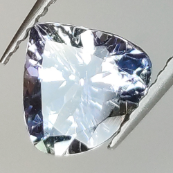 1.26ct Tanzanite pear cut 7.9x7.5mm