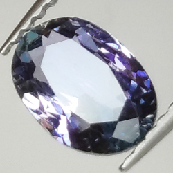 1.14ct Tanzanite coupe ovale 7.9x5.7mm