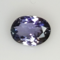 1.14ct Tanzanita talla oval 7.9x5.7mm