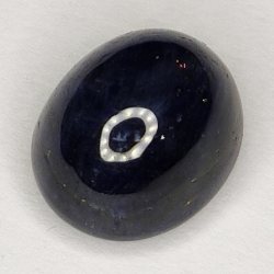 6.75ct Blue Sapphire cabochon oval 11.3x10.0mm