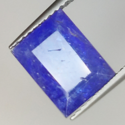 3.64ct Tanzanita talla rectangular 10.0x7.5mm