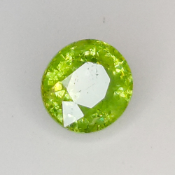 0.58ct Demantoid Garnet oval cut 4.9x4.6mm