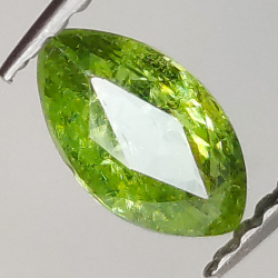 0.75ct Demantoid Garnet marquise cut 7.3x4.0mm