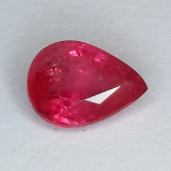 1.53ct Ruby pear cut 8.2x5.9mm