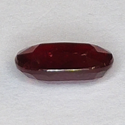 1.45ct Ruby oval cut 8.1x5.7mm