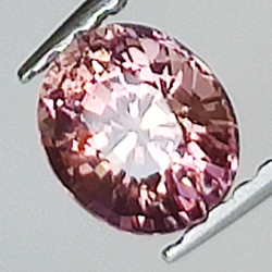 0.94ct Sapphire Padparadscha oval cut 5.9x5.0mm