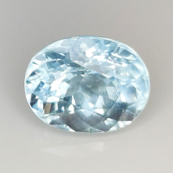 4.52ct Aquamarin ovalschliff 11.6x9.2mm