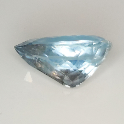 2.94ct Aquamarine pear cut 12.5x7.4mm